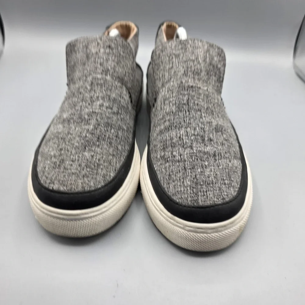 Hey Dude Peyton‎ Shoes Womens 7 Chambray Black Gray Sneakers Loafers Platform